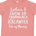 thumbnail image 4 of Inktastic Future Lawyer Like Mommy Boys or Girls Toddler T-Shirt, 4 of 5