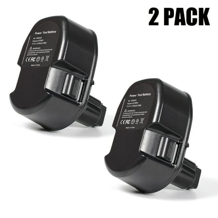 

2 PACK Dewalt DC9091 Battery Replacement 14.4V 3Ah 12cells Power Tool Battery