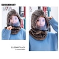 thumbnail image 3 of EIMELI No Fog Clear Face Mask Transparent Plastic Reusable Visible Mouth Nose Wire Adjustable Adult, 3 of 6