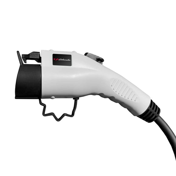 Schumacher SC1455 Level 1 and Level 2 Portable EV Charger - Up to 16A, Works with 120V or 240V Outlets, 28-foot Charging Cable, Charge EVs 3X Faster