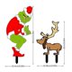 thumbnail image 2 of ZHAOCHENG Letreros navideños de El Grinch robando para el jardín con estacas para decoración navideña de jardín, césped y exteriores, suministros para fiestas, 2 of 4