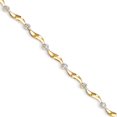 thumbnail image 1 of 14k Diamond Bracelet 7 Inch "Bracelets, 1 of 1
