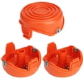 thumbnail image 1 of Piezas de herramientas de repuesto para tapa de carrete de máquina, para cortadora de hilo, herramientas eléctricas, cortadora de hilo, corte y golpeo de césped (paquete de 3), 1 of 5
