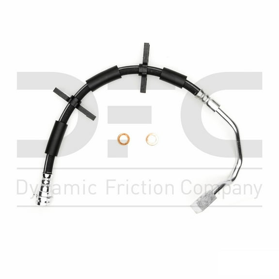 Front Right Dynamic Friction Company Brake Line Hose 350-54390 For 2004-2008 Ford F-150, 2006 Lincoln Mark LT