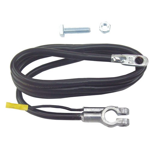 Battery Cable 72" Black 4 Gauge
