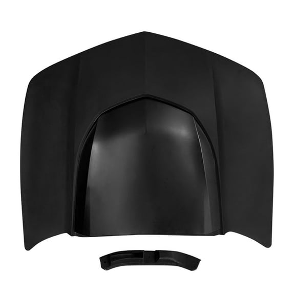 Ikon Motorsports Front Bumper Hood Compatible with 10-15 Chevy Camaro Black Aluminum 6th Camaro ZL1 Style