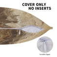 thumbnail image 5 of Multi-Size Linen Sofa Pillow Cover Invisible Zipper Open And Close Strong Use For Sofa Chair Garden Sofa Car Sandybrown Marble_4 20"X20", 5 of 8