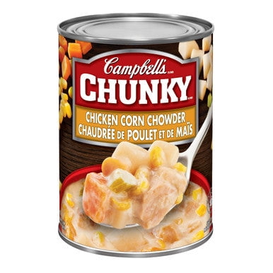 Campbell's Chunky Chicken Corn Chowder Soup, 540ml/18.3 oz