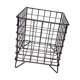 thumbnail image 1 of Organizador de escritorio, cesta de almacenamiento de hierro, cómoda y compacta caja de almacenamiento de papelería. Negro, 1 of 9