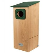 JCs Wildlife Cedar Wood Duck House with Poly Lumber Roof (Green)