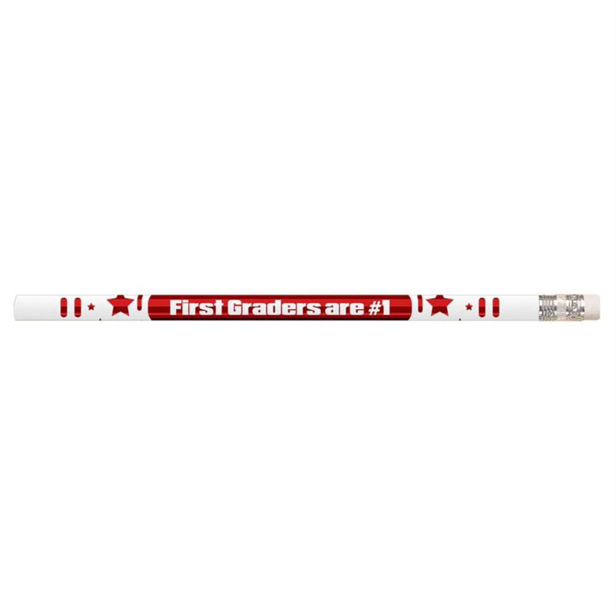 1st Graders Are #1 Motivational Pencils, 12/pkg