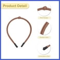 thumbnail image 5 of Vocoste Thin Headbands for Women Leather Head Bands for Women's Hair Fashion Hair Accessories for Women Coffee Color, 5 of 7