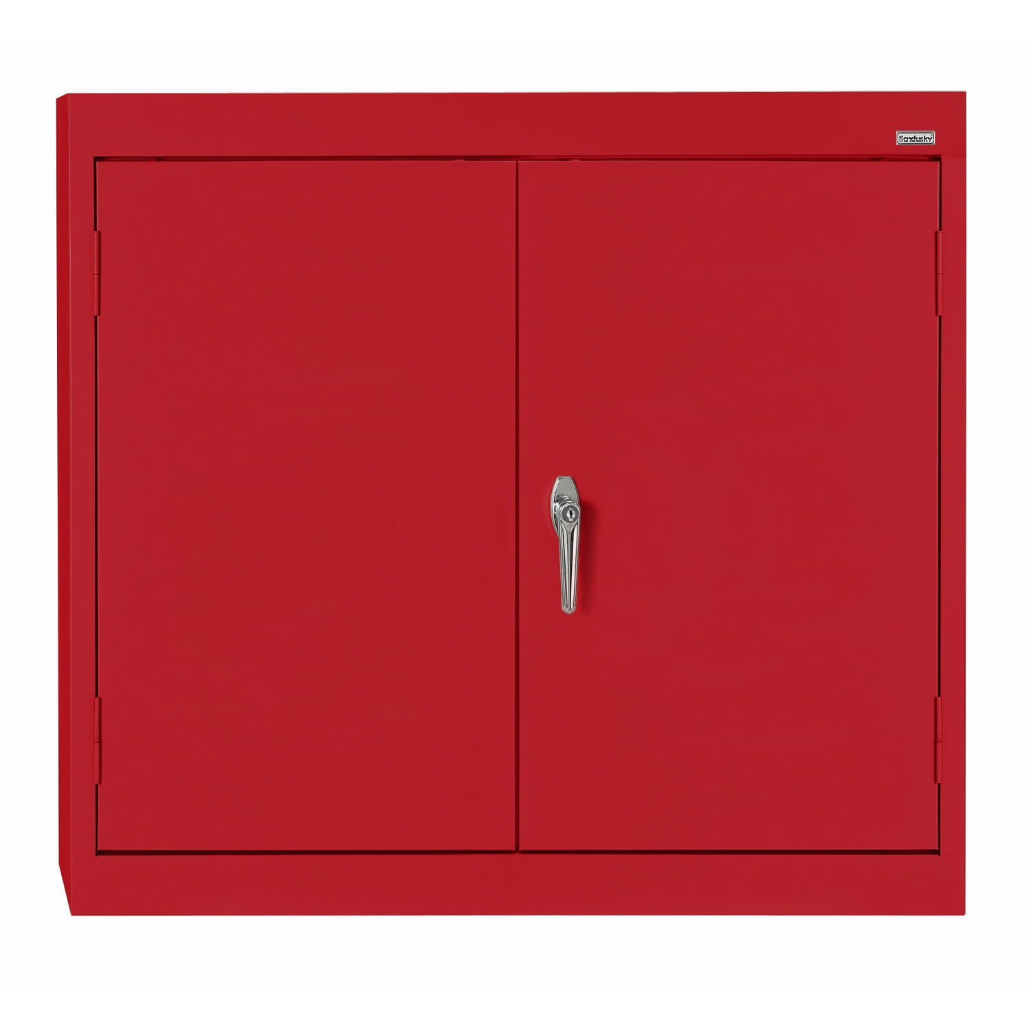 Sandusky 22-Gauge Welded Steel Wall Mounted Garage Storage Cabinet, Red