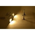 thumbnail image 2 of FSLiving 1W LED Mini Spotlight with Plug in Button Cable Black Lampbody Warm White Light(3000K) for Accent Lighting Cartoon Jewelry Showcase Cabinet Lego Model - 1 Set with 2 Spotlights, 2 of 5