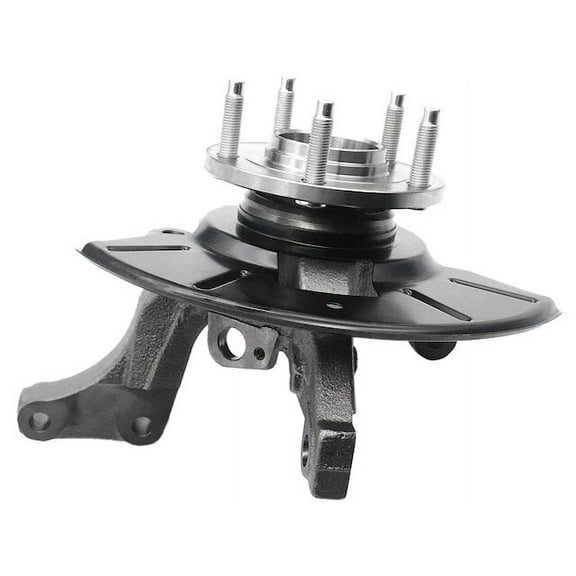 Front Right Passenger Side Steering Knuckle and Wheel Hub Assembly with Bearing and Dust Shield - Compatible with 2005 - 2012 Ford Escape 2006 2007 2008 2009 2010 2011