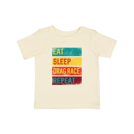 

Inktastic Drag Racing Eat Sleep Drag Race Repeat Gift Baby Boy or Baby Girl T-Shirt