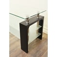thumbnail image 3 of Nola Furniture Modena 3 Tier Verre Console Table de Télévision Black, 3 of 4