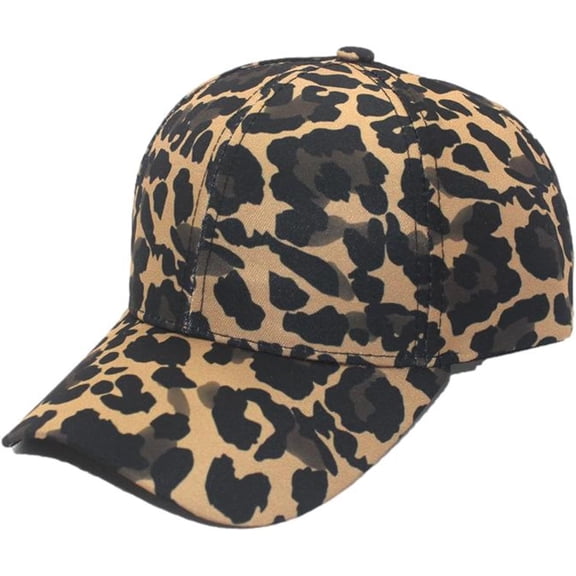 LinYooLi Unisex Leopard Print Adjustable Baseball Sport Golf Sun Dad Hat Cap