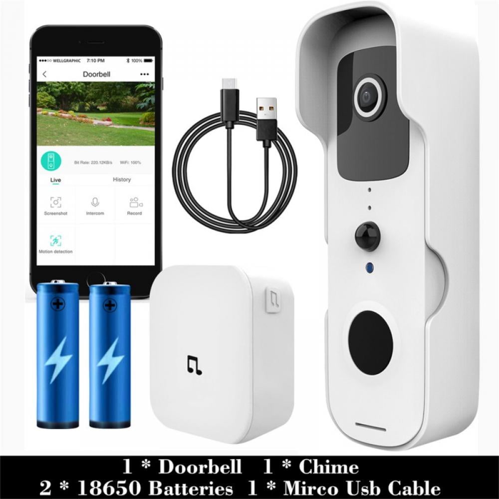 *NEW* Klwenas Maec Battery Wifi Video Doorbell X002I65BFJ Door Bell Camera 