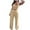 Khaki, variant on Yuncity Womens Pajamas Set 2 Piece Sleeveless Sleepwear Loungewear Soft Comfortable Breathable Pjs S-Xxxl