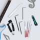 thumbnail image 4 of Kit de reparación de guitarra de metal ligero llave de guitarra portátil duradero fácil de transportar y almacenar para reparación de instrumentos musicales de músicos, 4 of 7