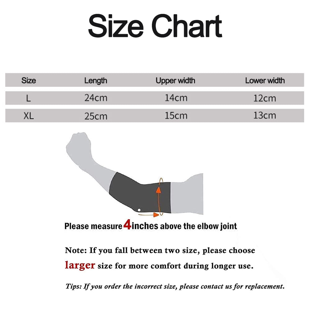 Elbow Brace Compression Sleeve Arm Support Sleeves Forearm for,Arthritis, Workout, Weight lifting-grey-L code
