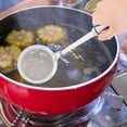 thumbnail image 4 of VERDANVERSE Culinary Enthusiasts Skimmer Spoon Silver 1Pcs 12.3X3.1X3.1in Fine Mesh Stainless Steel, 4 of 8