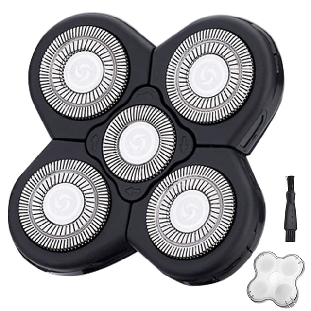 Cabezales de afeitado eléctricos Auruveby de repuesto para hombres calvos