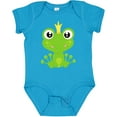 thumbnail image 3 of Inktastic Cute Frog, Green Frog, Frog Prince, Crown Boys or Girls Baby Bodysuit, 3 of 5