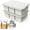Gray, variant on Large Square Ice Cube Tray with lid, Big Block 2 Inch, Giant Cocktail Silicone Ice Maker, Scotch Whiskey Easy Release Reusable Ice Cubes for Soup Freezer Wine Juice
