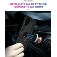thumbnail image 2 of [PST] Motorola Moto G 5G 2022 Kickstand Rotating Ring Case, Heavy Duty Hybrid Shock Absorption Rugged Hard Phone Case Cover, 2 of 5