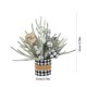 thumbnail image 3 of Ganfancp Pequeños Adornos de Árbol de Navidad Nieve Cayendo Plantas En Macetas Escena de Escritorio Decoración Navideña Ofertas Del Día 1* Adorno de Árbol de Navidad, 3 of 6
