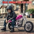 thumbnail image 5 of Electric Dirt Bike for Kids, Cuoote 36V 350W Motor Kids Dirt Bike, Boys Ride On Motorcycle with All-Terrain Tires, Rear Suspension, Hand Brake, 5 of 8