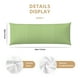 thumbnail image 3 of Balery Green Gingham Funda Protectora para Almohada Corporal de Algodón Hipoalergénico con Cierre(55 x 21 pulgadas), Almohadas No Incluidas, 3 of 7