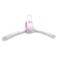 thumbnail image 1 of Secador de ropa eléctrico de viaje portátil, colgador para zapatos inteligentes, perchero para ropa, máquina secadora eléctrica, enchufe europeo blanco y rosa, 1 of 12