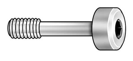 3//4 18-8 Stainless Steel Captive Panel Screw with 4-40 Thread Size and Smooth Head Type