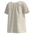 thumbnail image 2 of GEORGE G BLUSA CR CON EYLET EN MANGA CREMA, 2 of 4