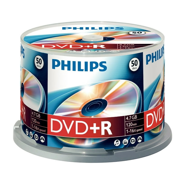 Philips Dr4s6b50f 17 4 7gb 16x Dvd Rs 50 Ct Spindle Walmart Com Walmart Com