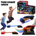 thumbnail image 3 of Veh铆culo De Catapulta A Pedal Juguete De Coche De Cohete Interactivo Para Padres E Hijos Juguete Educativo Temprano Para Lanzar Coches Para 2 Jugadores Coches De Carreras Accionados Por Aire Para Ni帽, 3 of 6