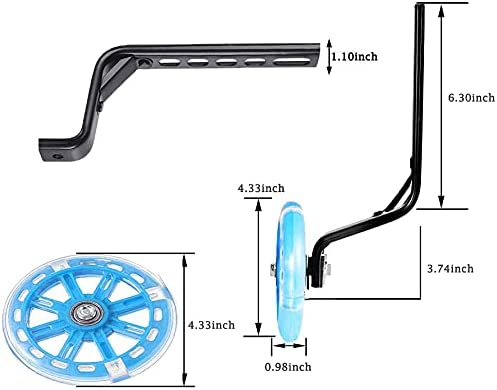 Roues Stabilisatrices Pour Vélo - Pour Enfants Et Adultes Débutants - Montage Facile, équilibre Assuré - 7