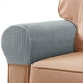 thumbnail image 2 of Set of 2 Stretch Armrest Covers Arm Covers for Chairs Couch Sofa Armchair Slipcovers for Recliner Sofa, 2 of 7