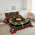 thumbnail image 3 of Erosebridal Bohemian Floral Comforter Sets Queen Size For Teen,Sun Moon Bedding Queen Comforter Set,Lightweight Reversible Bedding Sets Queen with Comforter,Boho Room Decorative, 3 of 8