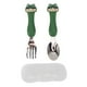 thumbnail image 2 of Juego de Utensilios para Niños Pequeños Tenedor de Cuchara de 6 Piezas Tenedores de Cucharas de Entrenamiento de Alimentación de Acero Inoxidable con Estuche de ViajeLindo de ANGGREK Otros, 2 of 8