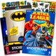 thumbnail image 1 of Juego Definitivo De Pegatinas De La Liga De La Justicia De Dc Comics ~ Más De 350 Pegatinas Con Batman Wonder Woman Superman Flash Y Más (Regalos De Fiesta De La Liga De La Justicia), 1 of 1