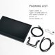 thumbnail image 3 of Portable Monitor 17.3 Inch, 11.6  FHD HDR  Laptop Computer Monitor HDMI USB C External Screen with Dual Speakers for PC Mac PRO My Lux Decor Round, 3 of 8