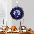 thumbnail image 1 of Guirnaldas de otoño, flores artificiales, coronas, enredaderas colgantes, adornos colgantes, corona decorativa brillante de Halloween, decoración de pared para puerta de porche, coronas colgantes para, 1 of 9