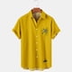 thumbnail image 2 of Camisas casuales de manga corta estilo hawaiano de moda de verano para hombres Pompotops  oipoqjl43765, 2 of 4