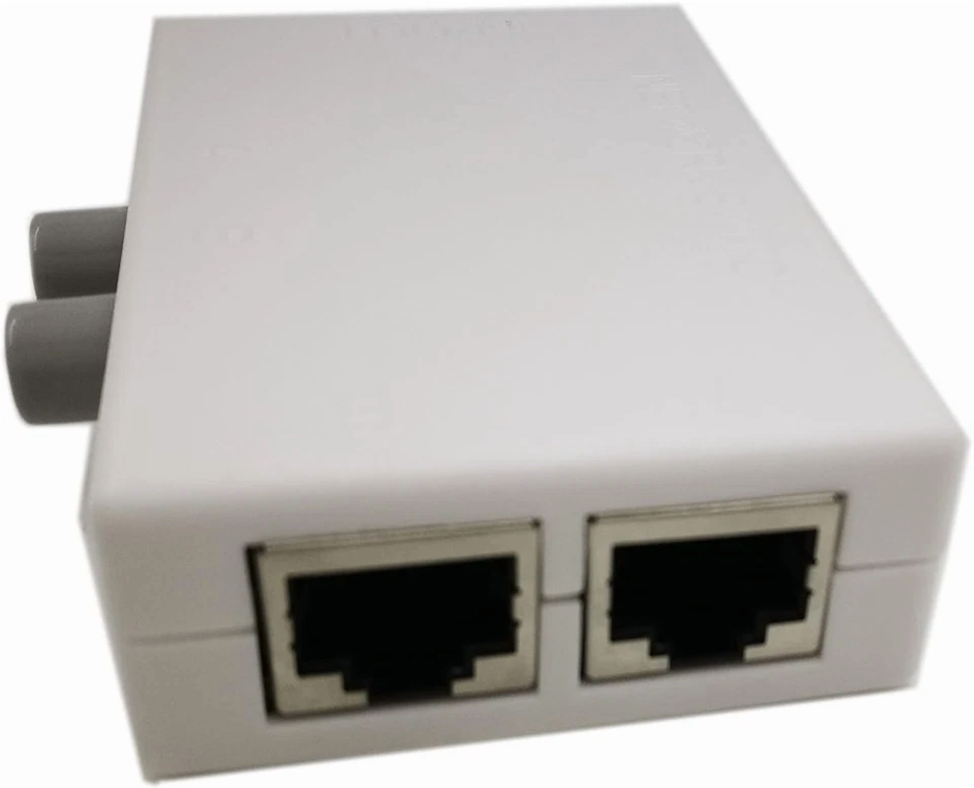 CRESTIN- Rj45 Splitter Selector Switch, 2 Ports Network Switch Splitter Selector Hub 2-In
