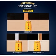Zircon StudSensor HD35 Stud Finder with WireWarning Detection