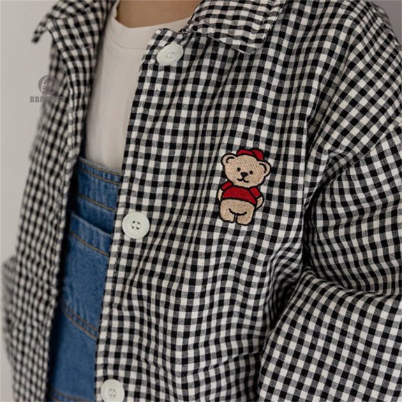 Vedolay Coat for Girls Toddler Boy's Sequin Zipper Coat Jacket Character Print Long Sleeves Outwear,Black 5-6 Years